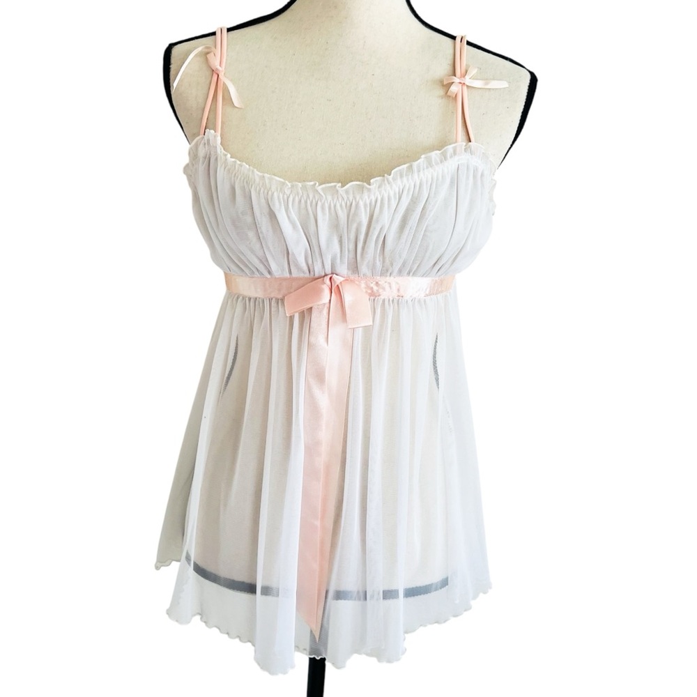 Rampage Babydoll Pink Bow Nightie Lingerie
Size: S
▫️V